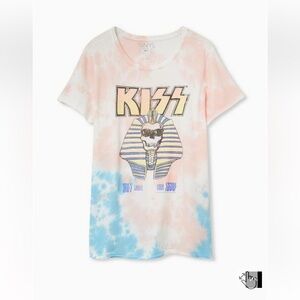 Torrid Kiss Classic Fit Crew Tee - Multi Tie-Dye